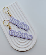 Crazy in Love Acrylic Name Keyring